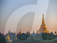 Shwedagon Pagoda, the most sacred Buddhist pagoda in Myanmar, Yangon (Rangoon), Myanmar (Burma), Asia