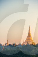 Shwedagon Pagoda, the most sacred Buddhist pagoda in Myanmar, Yangon (Rangoon), Myanmar (Burma), Asia