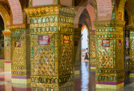 Sutaungpyei Pagoda, Mandalay Hill, Myanmar (Burma), Asia