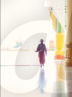 Uppatasanti Pagoda, Naypyitaw, known as the Peace Pagada, an exact replica of the Shwedagon Pagoda in Yangon, Naypyitaw, Myanmar (Burma), Asia