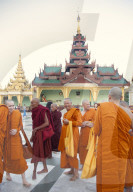 Shwedagon Pagoda, the most sacred Buddhist pagoda in Myanmar, Yangon (Rangoon), Myanmar (Burma), Asia