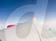 Airline wing tips with UK Union flag livery