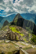 View of Machu Picchu Ruins, Peru