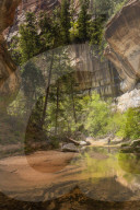 Hiking to the Subway at Zion National Park, Utah, USA