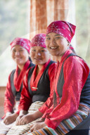 Nepali women working in tea houses in the Everest region in Nepal