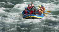 A rafting expedition on the Karnali river in west Nepal