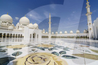 Sheikh Zayed Grand Mosque, Abu Dhabi, United Arab Emirates, Middle East