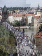 Charles bridge & Stare Mesto, Prague, Czech Republic