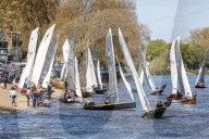 Members of the public enjoy the sunshine in London.