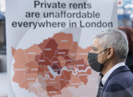 Sadiq Khan, Labour Mayor of London candidate on the election trail, Southwark, London