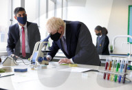 Boris Johnson and Rishi Sunak visit King Solomon Academy