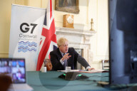 Prime Minister Boris Johnson Virtual G7 Business Round Table