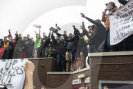 SPORT - Weiterhin Proteste gegen die Super League: Demo und Platzsturm vor dem Premier League Spiel Manchester United gegen Liverpool