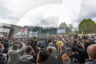 SPORT - Weiterhin Proteste gegen die Super League: Demo und Platzsturm vor dem Premier League Spiel Manchester United gegen Liverpool