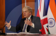 Boris Johnson virtual meeting with Prime Minister Modi