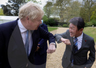 The Prime Minister Boris Johnson visits the G7 foreign leaders meeting