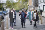 Sadiq Khan, Labour's Mayor of London candidate on the election trail in Leyton, London.