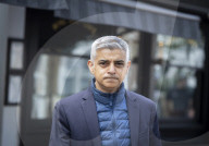 Sadiq Khan, Labour's Mayor of London candidate on the election trail in Leyton, London.