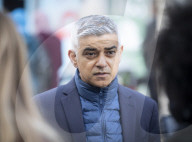 Sadiq Khan, Labour's Mayor of London candidate on the election trail in Leyton, London.