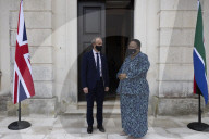 Foreign Secretary Dominic Raab bilateral with Naledi Pandor