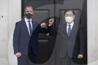 Foreign Secretary Dominic Raab meets Chung Eui-yong