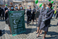NEWS - Kundgebung von Alitalia Beschäftigten in Rom