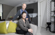 Dutch couple become Europe’s first inhabitants of a 3D-printed house. New home in shape of boulder is first legally habitable property with load-bearing walls made using 3D-printing technology