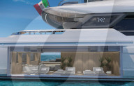 FEATURE - Atemberaubende neue Superyacht inspiriert von den Autos der Grand-Prix-Legende Ayrton Senna
