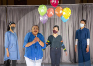 The Language of Kindness on International Nurses Day (12th May 2021) at Shoreditch Town Hall, London.
