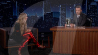 PEOPLE - Heidi Klum bringt Jimmy Kimmel den Catwalk-Gang bei