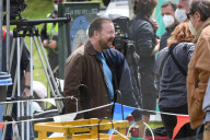 After Life series 3: Funfair set up in Hemel Hempstead park as Ricky Gervais starts filming Netflix show