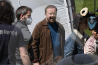 After Life series 3: Funfair set up in Hemel Hempstead park as Ricky Gervais starts filming Netflix show