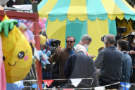 After Life series 3: Funfair set up in Hemel Hempstead park as Ricky Gervais starts filming Netflix show