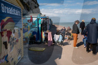English seaside resorts coming out of lockdown. Photographer Andy Hall visited Southend, Margate, Broadstairs, Bournemouth and Whitstable over Easter and May bank holidays to take a look at the ‘new normal’.