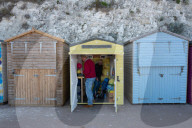 English seaside resorts coming out of lockdown. Photographer Andy Hall visited Southend, Margate, Broadstairs, Bournemouth and Whitstable over Easter and May bank holidays to take a look at the ‘new normal’.
