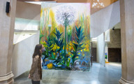 Shara Hughes' exhibition at the Garden Museum, London