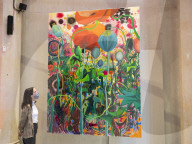 Shara Hughes' exhibition at the Garden Museum, London