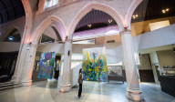 Shara Hughes' exhibition at the Garden Museum, London