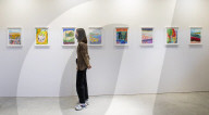 Shara Hughes' exhibition at the Garden Museum, London