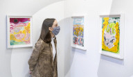 Shara Hughes' exhibition at the Garden Museum, London