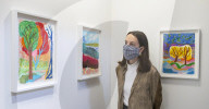 Shara Hughes' exhibition at the Garden Museum, London