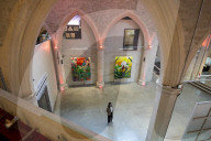 Shara Hughes' exhibition at the Garden Museum, London