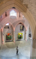 Shara Hughes' exhibition at the Garden Museum, London