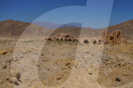 Ruined caravanserai on old Silk Route, near Natanz, Iran