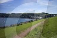 Coast path to Kingsand and Cawsand, Rame Peninsula, Cornwall, England, United Kingdon, Europe