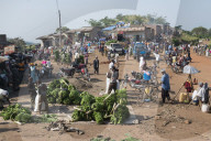 Market day at a trading post. Fort Portal area. Uganda.