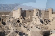 Desert citadel. Rayen. Iran.