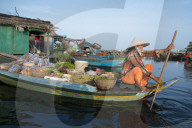 Kompong Luong floating village. Tonle Sap lake. Cambodia.