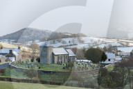 St David's Church, Llanddewi'r Cwm,  Powys, Wales, UK.