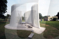 One of the 2016 Serpentine Summer Houses, by Asif Khan, Serpentine Gallery, Hyde Park, London W2, England, United Kingdom, Europe